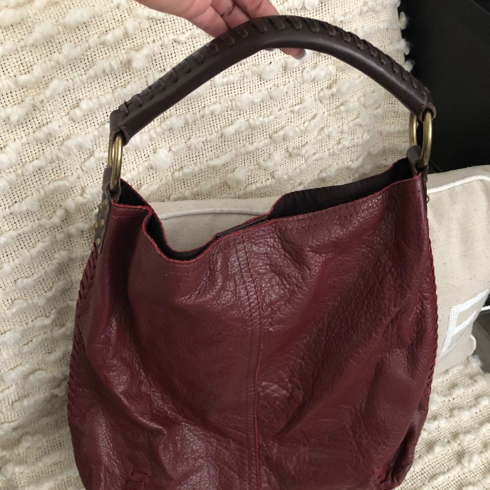 Authentic red soft leather Lucky brand purse - Picture 2 of 5